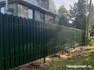 Забор из Евроштакетника в Красноармейском