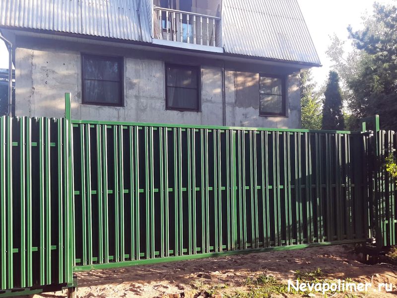 Забор из Евроштакетника в Красноармейском