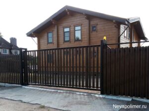 Забор из Евроштакетника в Колтушах